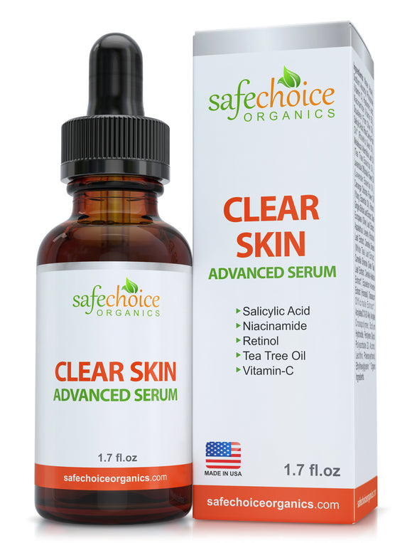 Clear Skin Serum for acne, anti-aging & oily skin