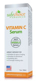 Vitamin-C Facial Serum with Hyaluronic Acid & Vitamin E. Dark Spots, Fine Lines & Dark Circles Serum